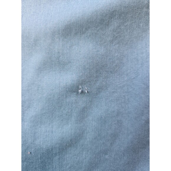 Izod Men's Large 17 34/35 Teal Regular Fit Long‎ Sleeve Button Up Shirt - Picture 3 of 9